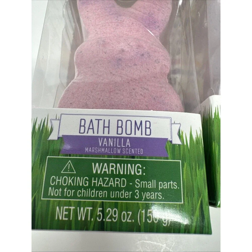 Peeps Easter Bath Bomb with Surprise Charm Inside 5.29 oz Assorted Lot of 4 NEW